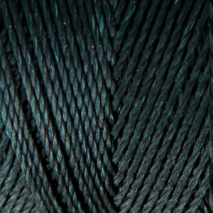 Zoom bobine fil micro-macramé bleu d'orage