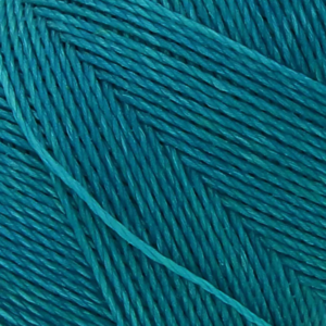Zoom bobine fil micro-macramé bleu turquoise