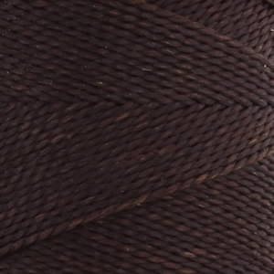 Zoom bobine fil micro-macramé marron café