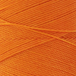 Zoom bobine fil micro-macramé orange topaze